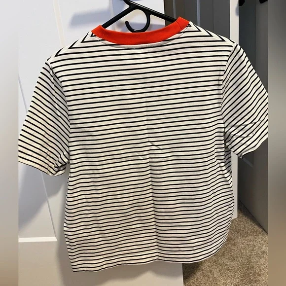 COS Black and White Striped Tee - Picture 3 of 3